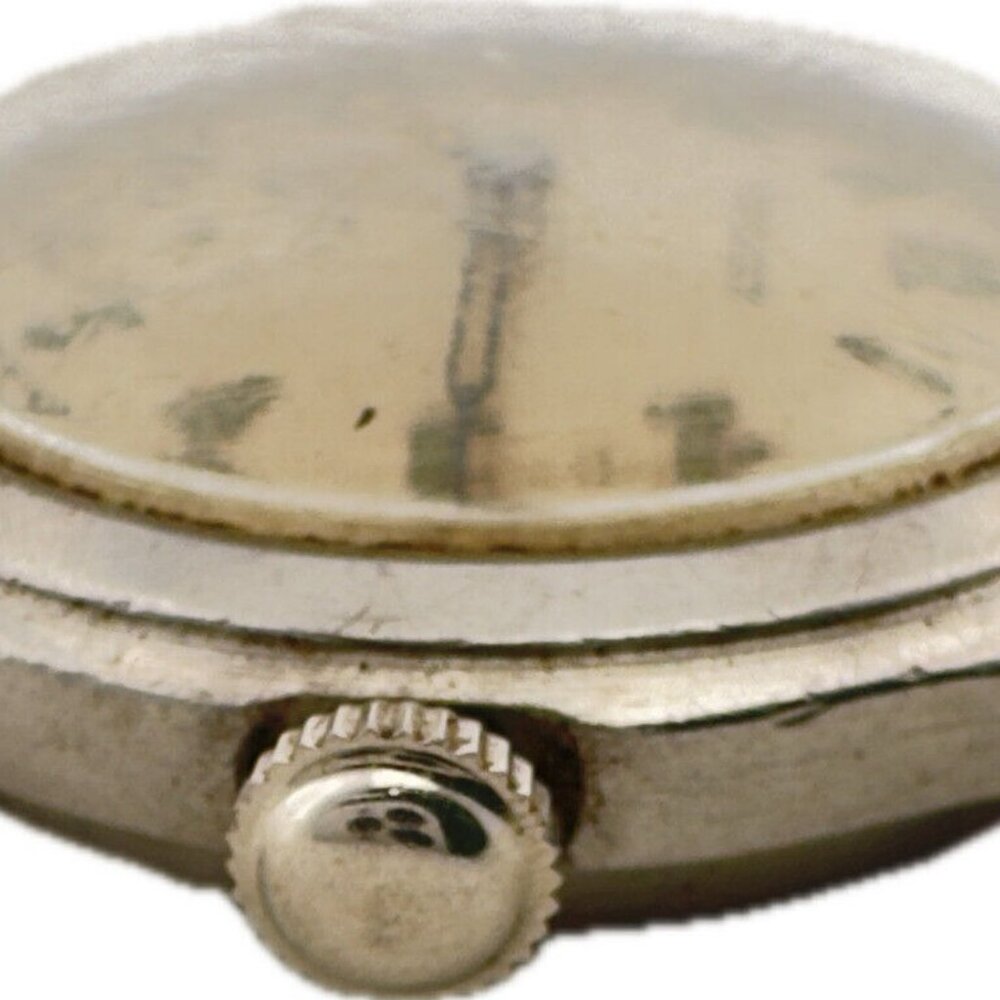 Vintage 33mm Sussex Men Mechanical Watch Croton 1023 Swiss Steel Frankenstein - Picture 3 of 6